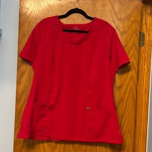 Cherokee Infinity scrub set. Red. XL. Women’s. Top and bottom.